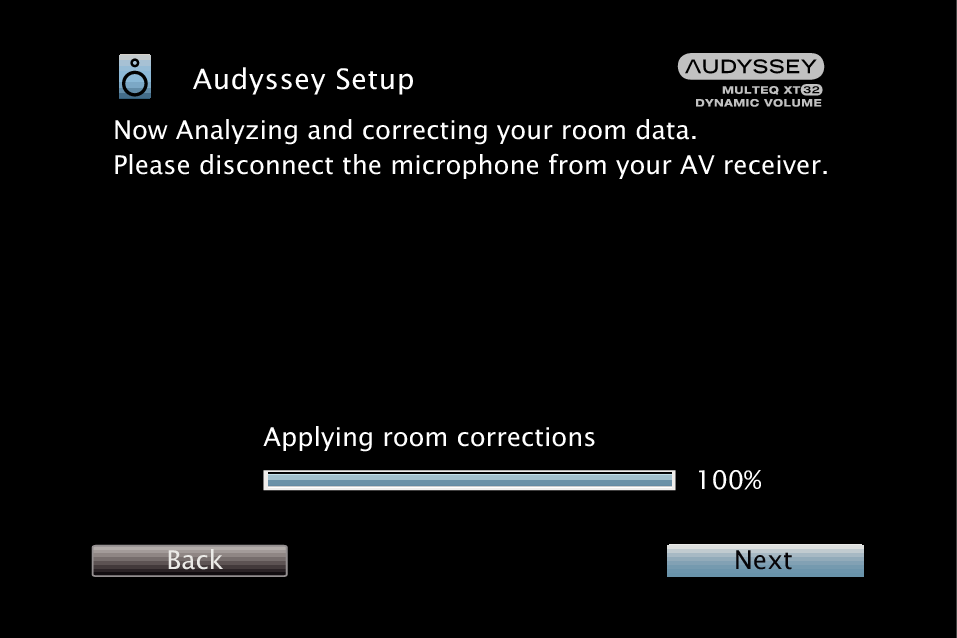 GUI Audyssey12 X85
